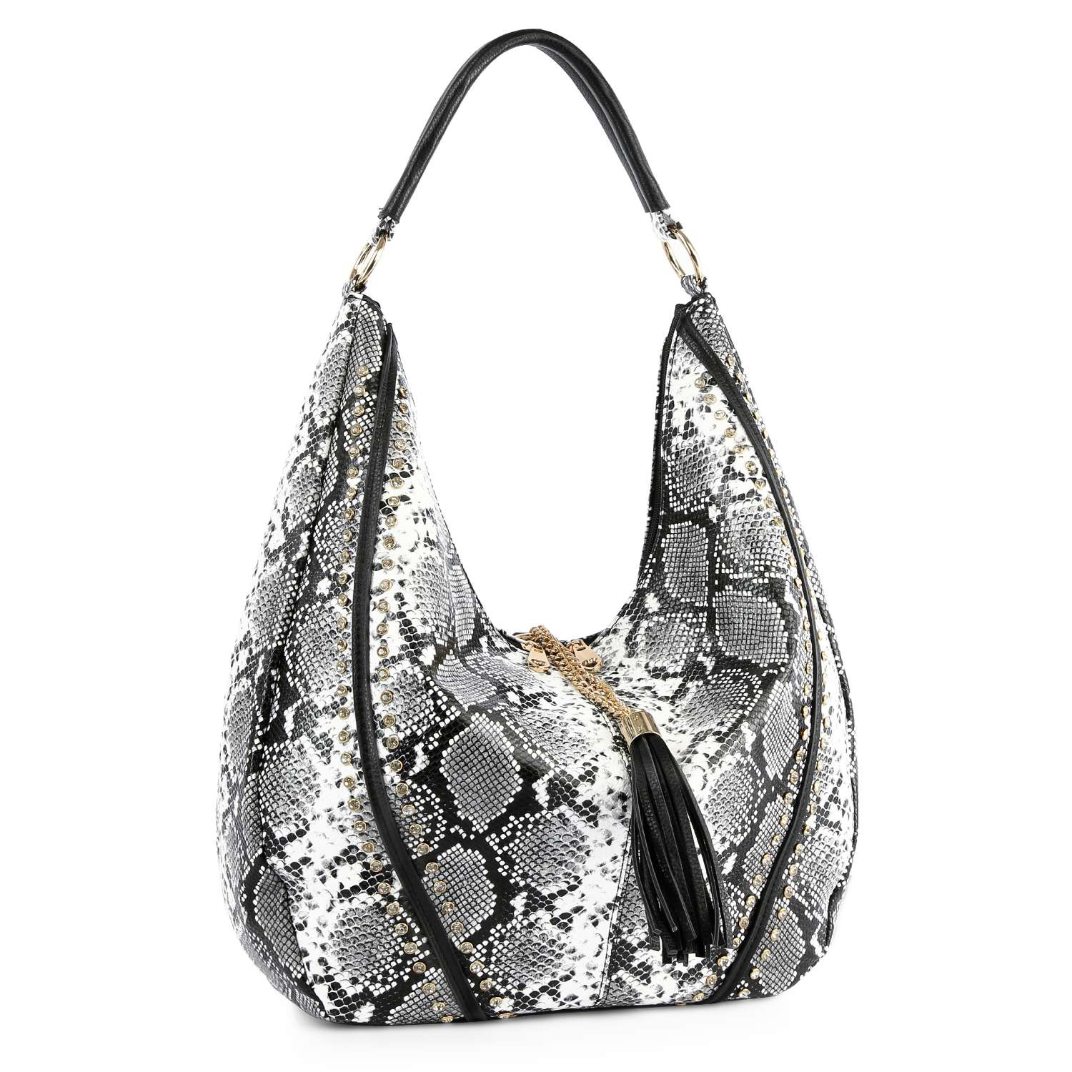 Handbag Express - Wholesale Shoulder Bag - Women's - Tassel Accented Hobo Handbag4