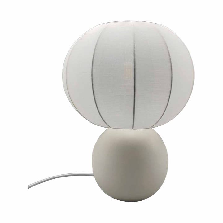 White bulb lamp D25 H33cm for wholesale by Opjet Paris