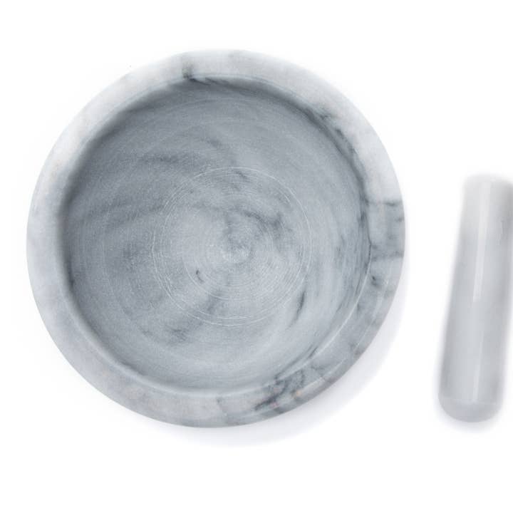 Fox Run Brands - Wholesale Mortar & Pestle - Fox Run Large Marble Mortar and Pestle, 8.25" x 8.25" x 4"