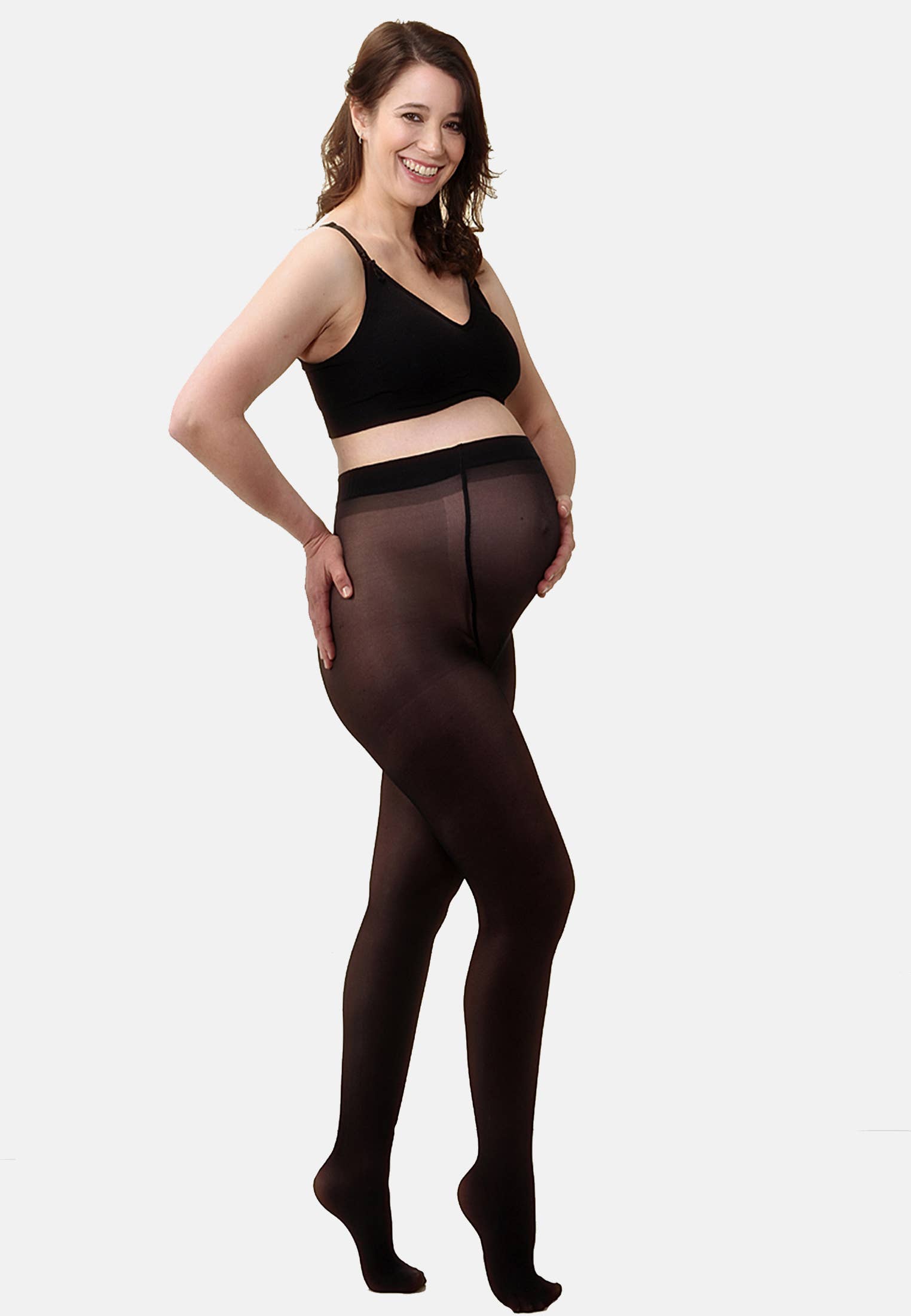 Mamsy - Wholesale Tights - Maternity - Mamsy 40den Half-Sheer Maternity Tights0