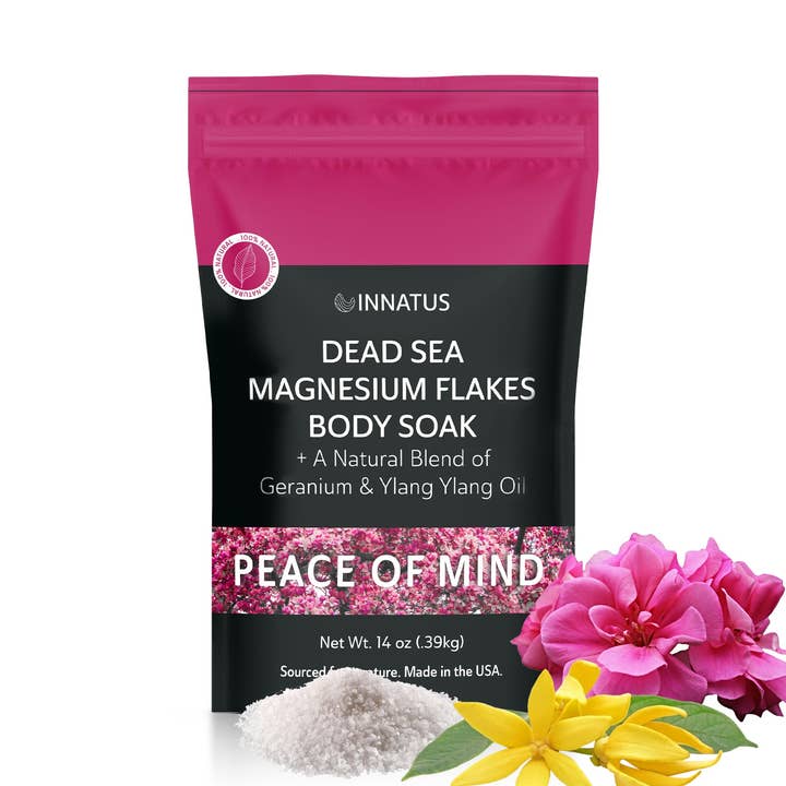 Flocons de magnésium de la mer Morte Pure Peace of Mind tremper pour la vente par innatus