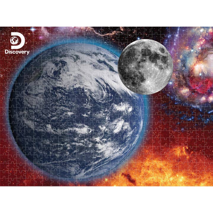 Primemotion, Inc - Wholesale Puzzle - Adult - Discovery Earth & Moon 500pc 24x18"3