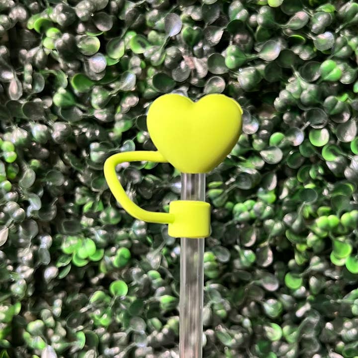 Briano Wholesale - Wholesale Drinking Straw - Large Heart Straw Toppers