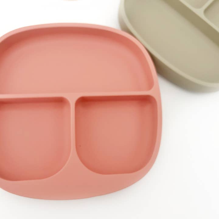 Gummy Chic - Vente Assiette – enfant et bébé - Assiette divisée en silicone à aspiration2