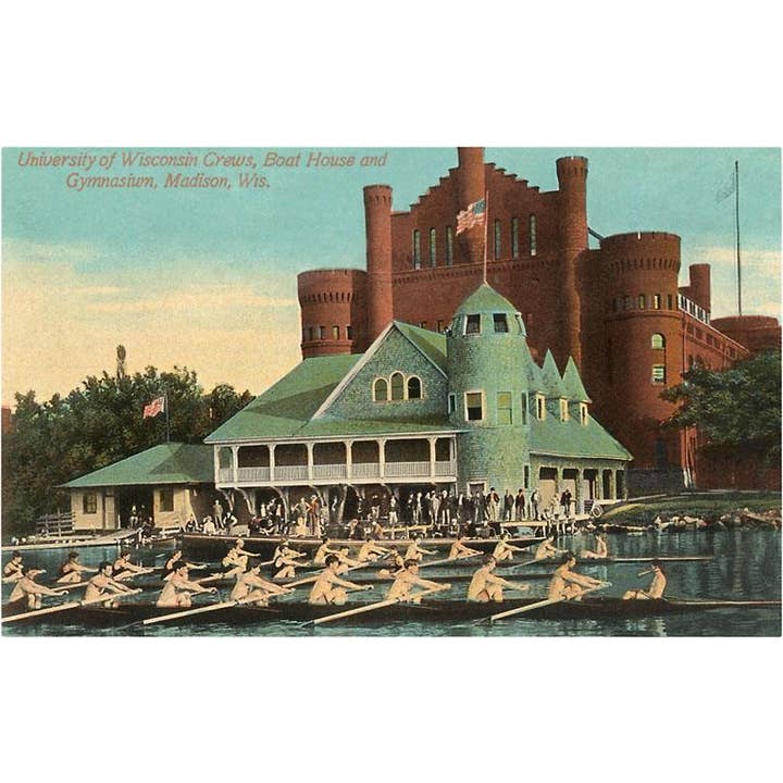 Postcard WI-145 University Crews, Madison, Wisconsin for wholesale by Found Image Press