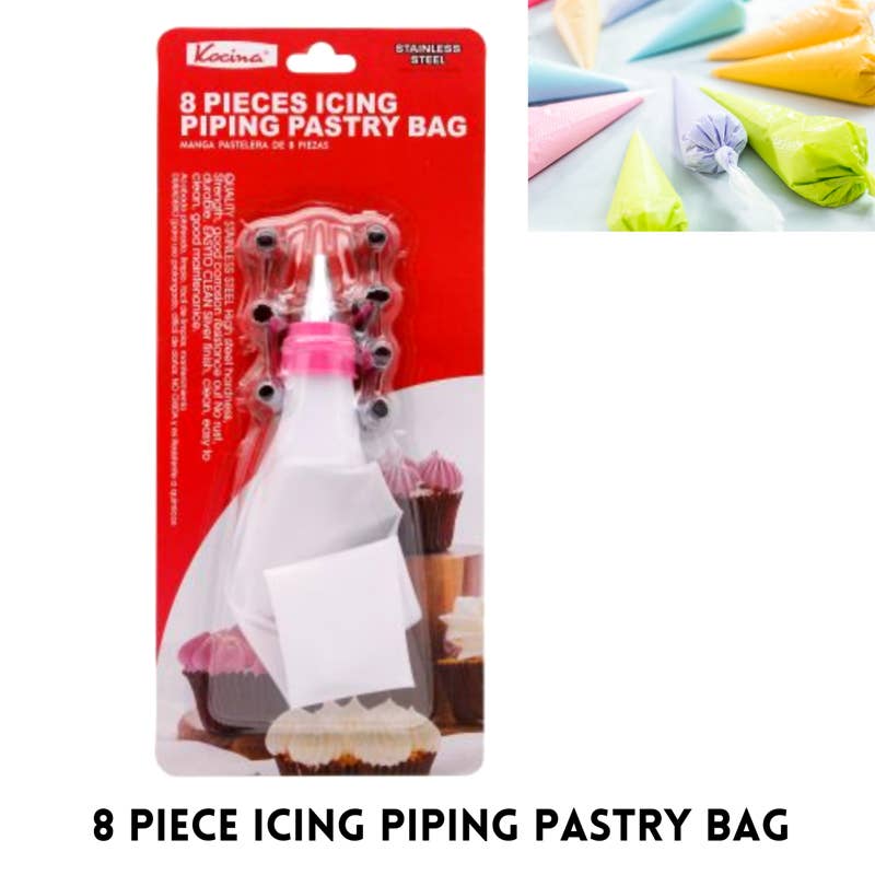Deluxe Import Trading - Wholesale Cake Decorating Kit - 8 pc Cake Decorating Set0