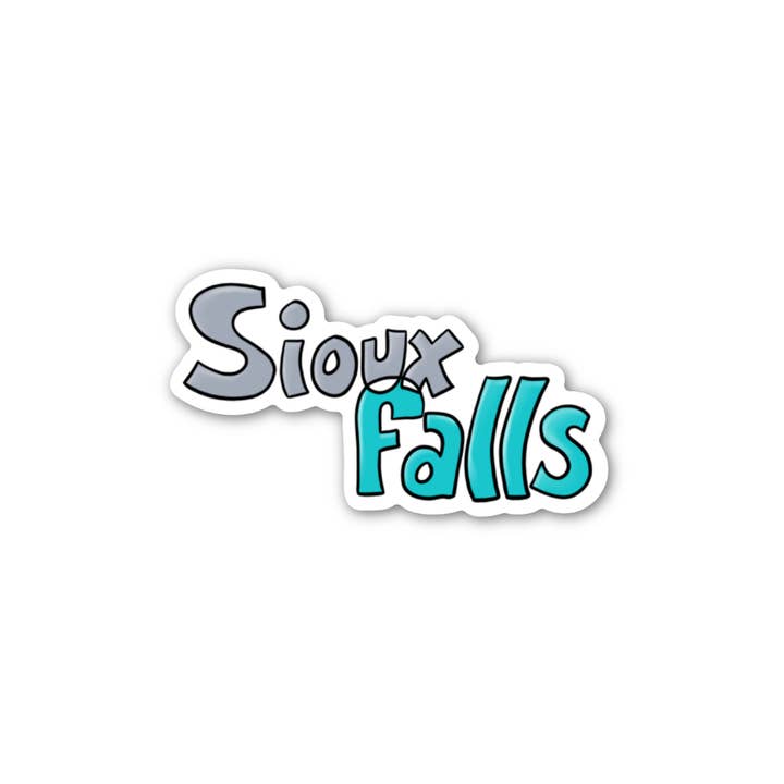 Sioux Falls - Sticker for wholesale by Kevin & Kaia