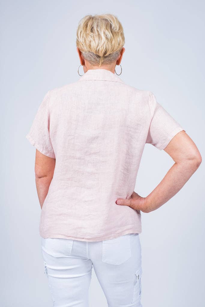 TINA Stephens Italy/Tees By Tina – Engroshandel Skjorte med buttondown – til kvinder – Alorah Darted knap ned skjorte (BSS186)15