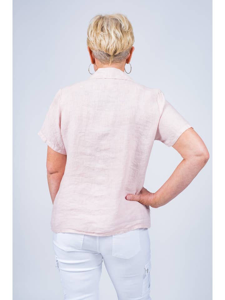 TINA Stephens Italy/Tees By Tina – Engroshandel Skjorte med buttondown – til kvinder – Alorah Darted knap ned skjorte (BSS186)15