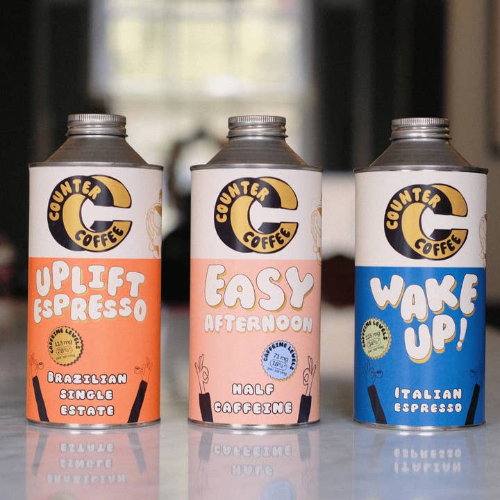 Counter Coffee – wholesale Coffee beans – All Day Espresso Collection Tins1