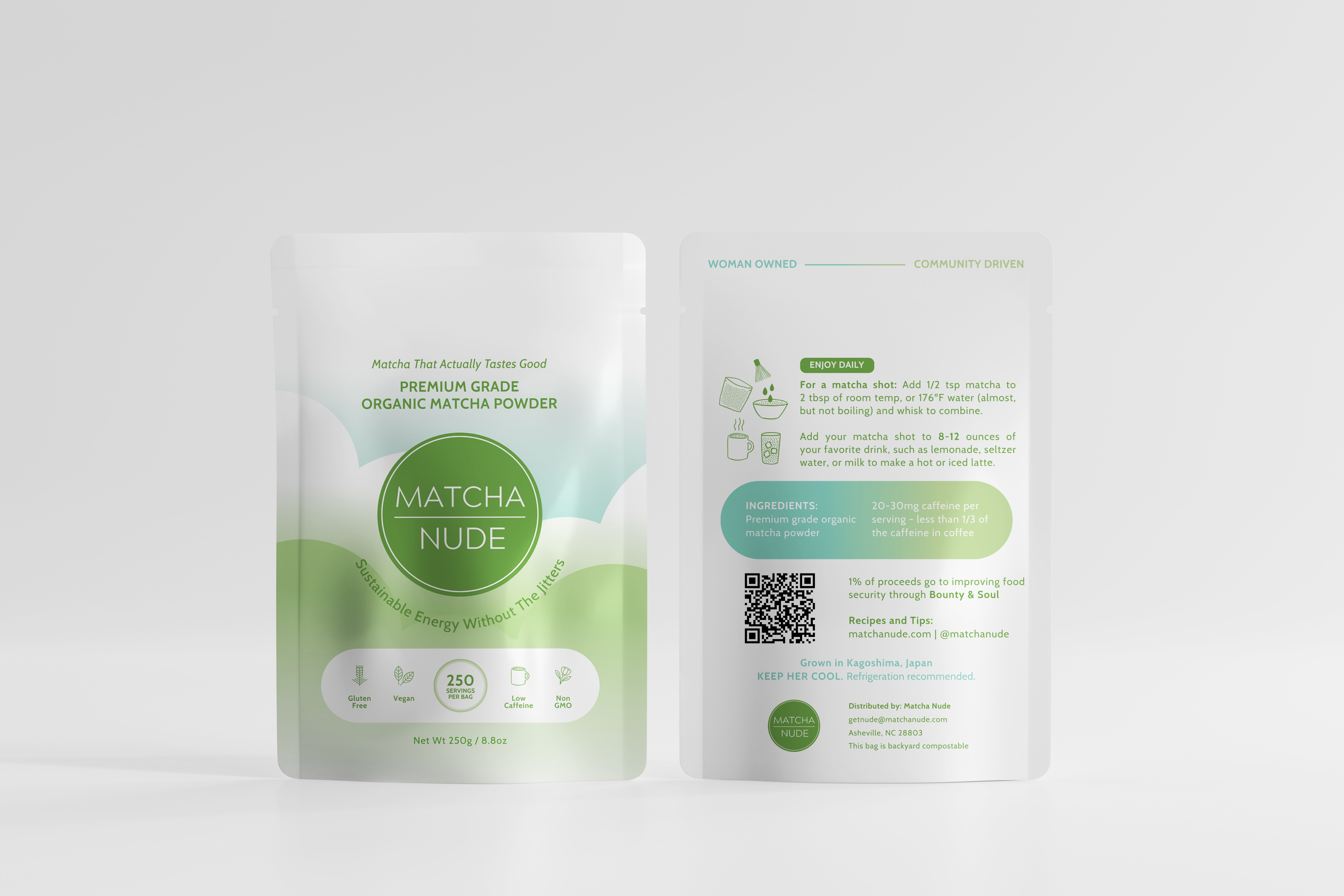 Matcha Nude - Wholesale Health/Detox Tea - Premium Organic Matcha – 250 g (Mobile Shops Only)2