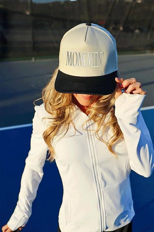 Funky Junque - Wholesale Truckerpet - Dames - Tweekleurige Pet - Mommin' - Zwart/Beige3