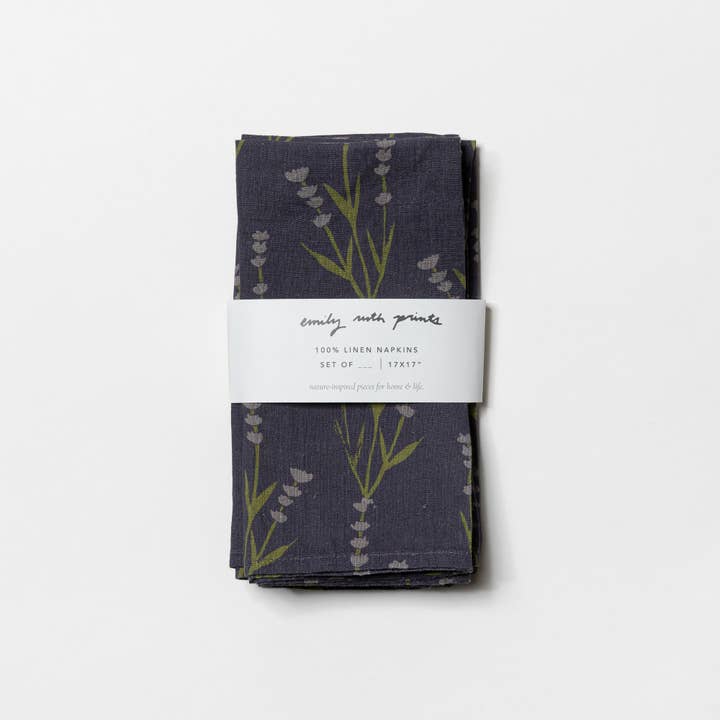 emily ruth prints - Wholesale Dinner & Cloth Napkin - Linen napkins (Set of 2)19