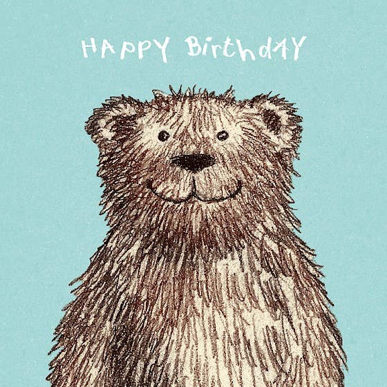 Birthday Bear for wholesale by Paper Bird Publishing