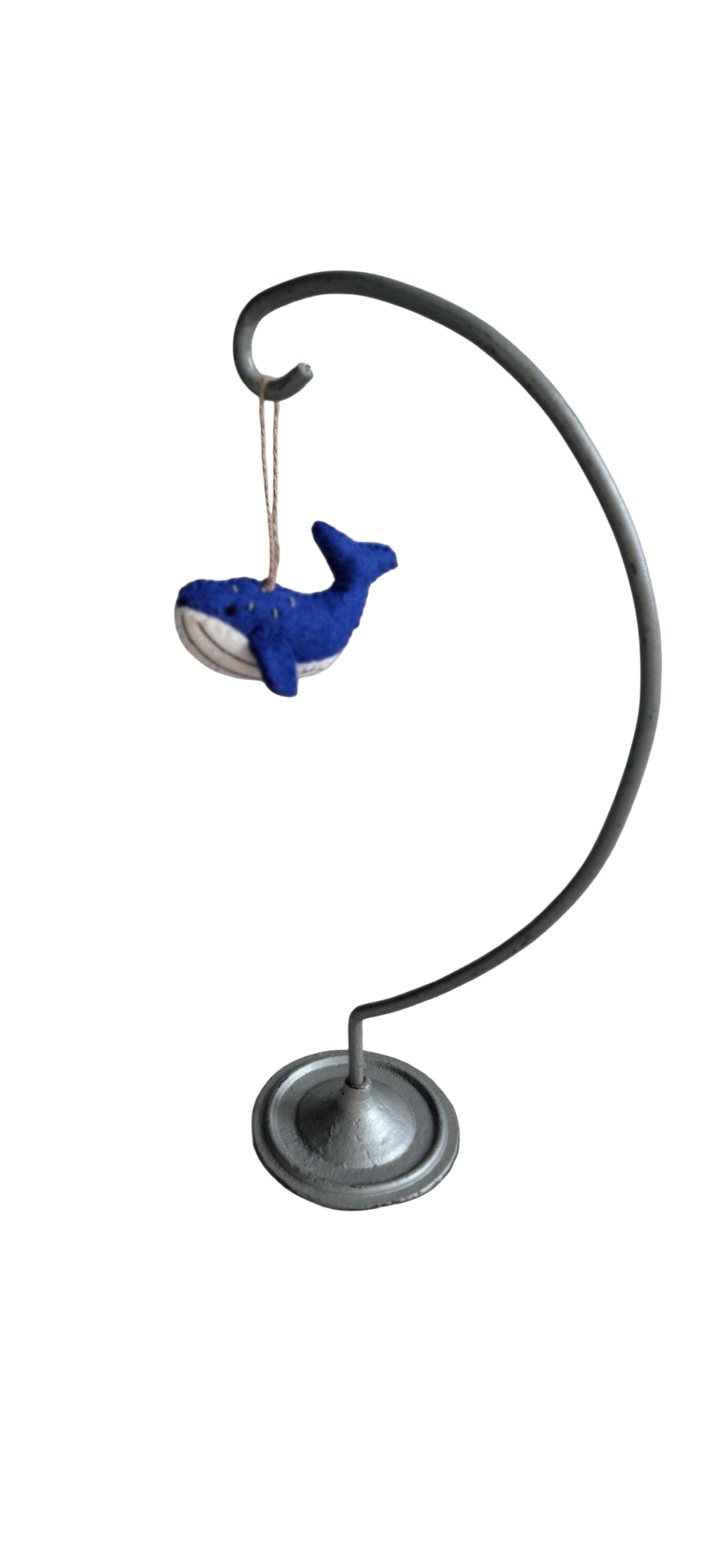 Evergreen Guardian Imports – Großhandel Verzierung – ORN806 - Filz-Weihnachtsornament - Blauer Wal2