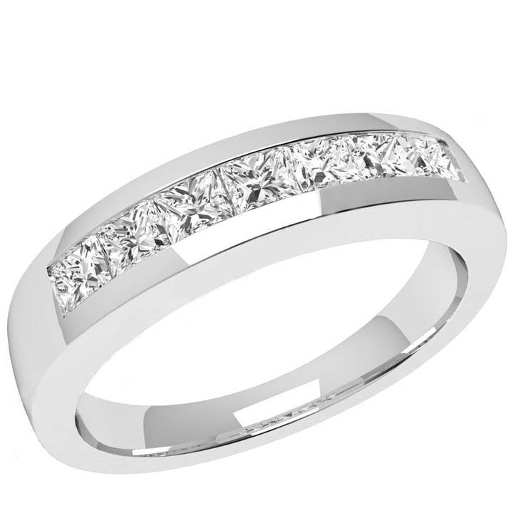 Glimmering Handmade – Anel multi-pedra por atacado – Bezel Channel Bezel Swarovski® Crystal Ring Pave Empilhado3