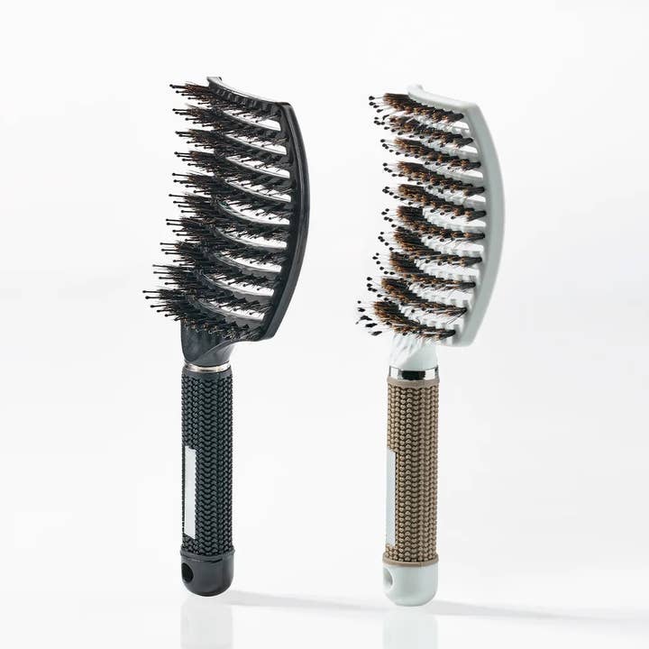 Yuaia Haircare – Engroshandel Hårbørste/kam – Hårbørste med ornebørster - Curved Paddle Brush9