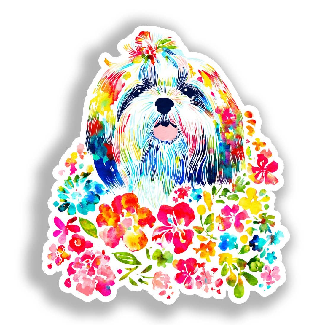 Yoonek Graphics - Wholesale Sticker - Shih Tzu Dog Decal Sticker # A0191460
