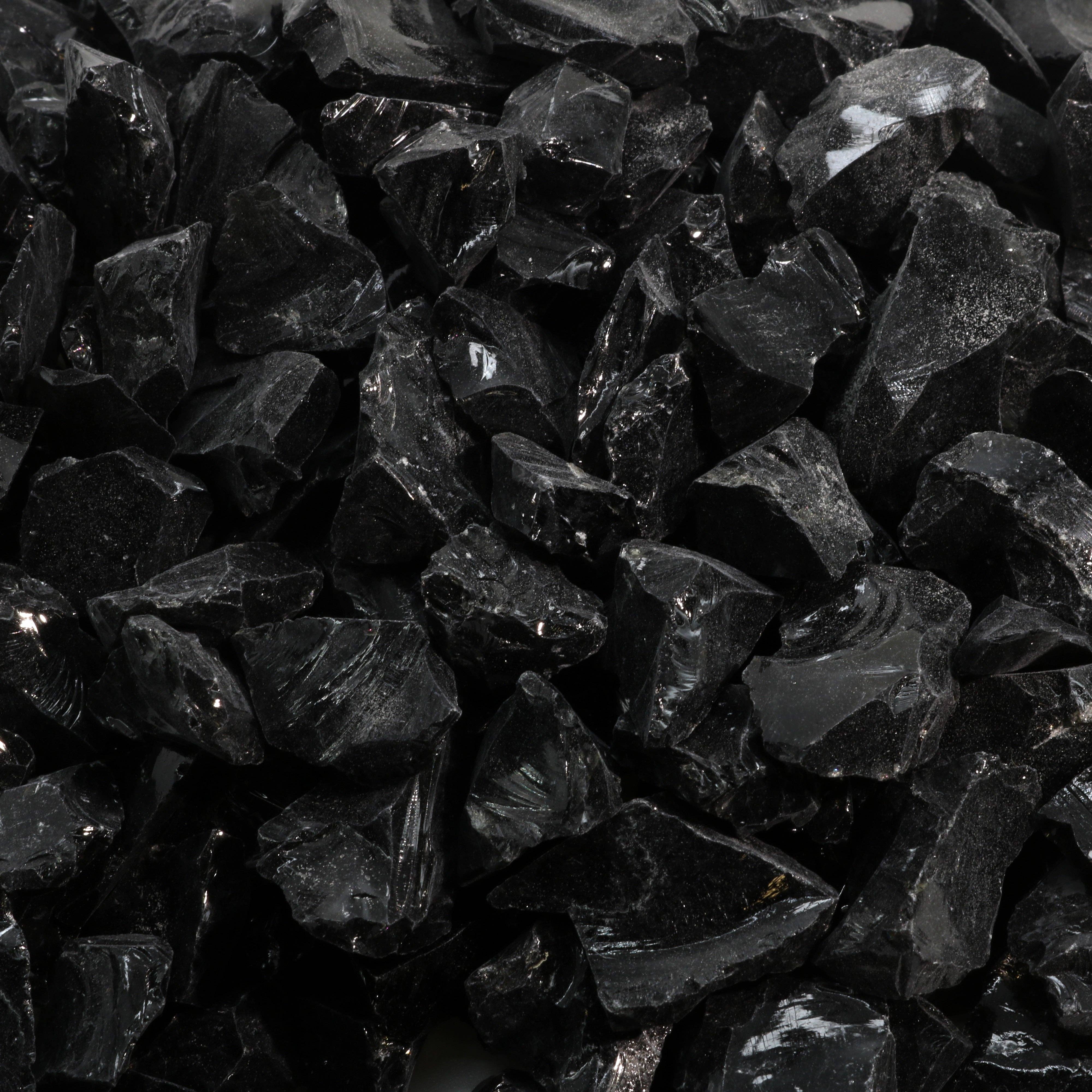 Stonebridge Imports - Wholesale Spiritual Stone/Crystal - Obsidian Black Chips2