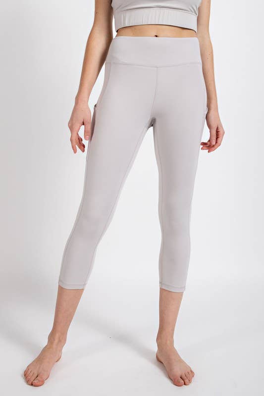 Sunday Morning – wholesale Sport-/loungeleggings – Dam – P45601PL37 Plus Size Butter Soft Caprilängds Yoga Leggings1