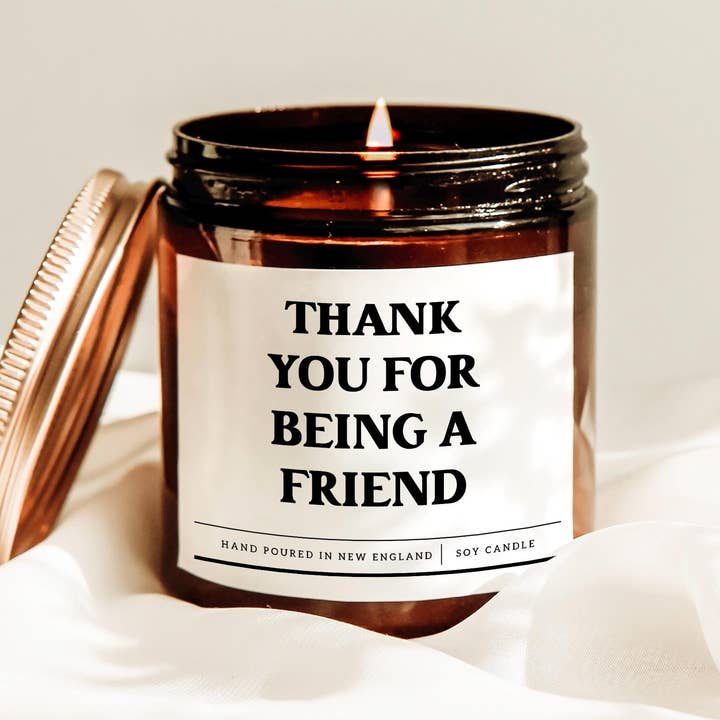 Danke Freund Kerze, Sojawachs, Freundschaftsgeschenk für den Großhandel von Scently Moments