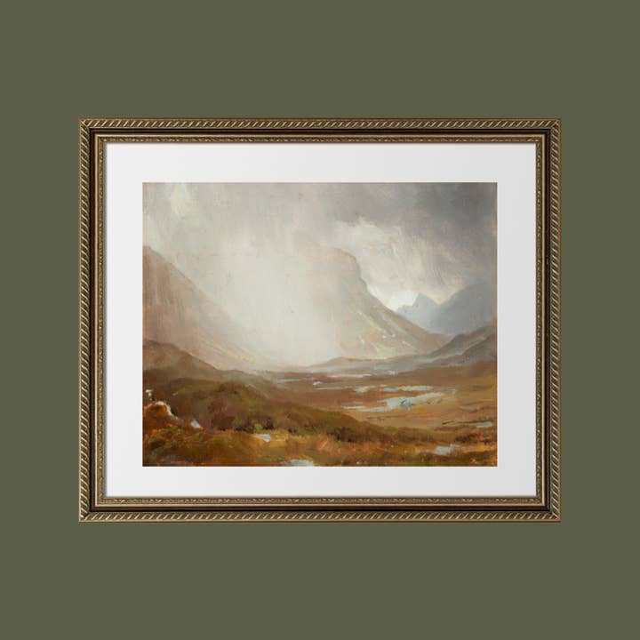 Sea to Skye - Wholesale Art Print - Passing Storm on the Isle of Skye Antique Art Print5