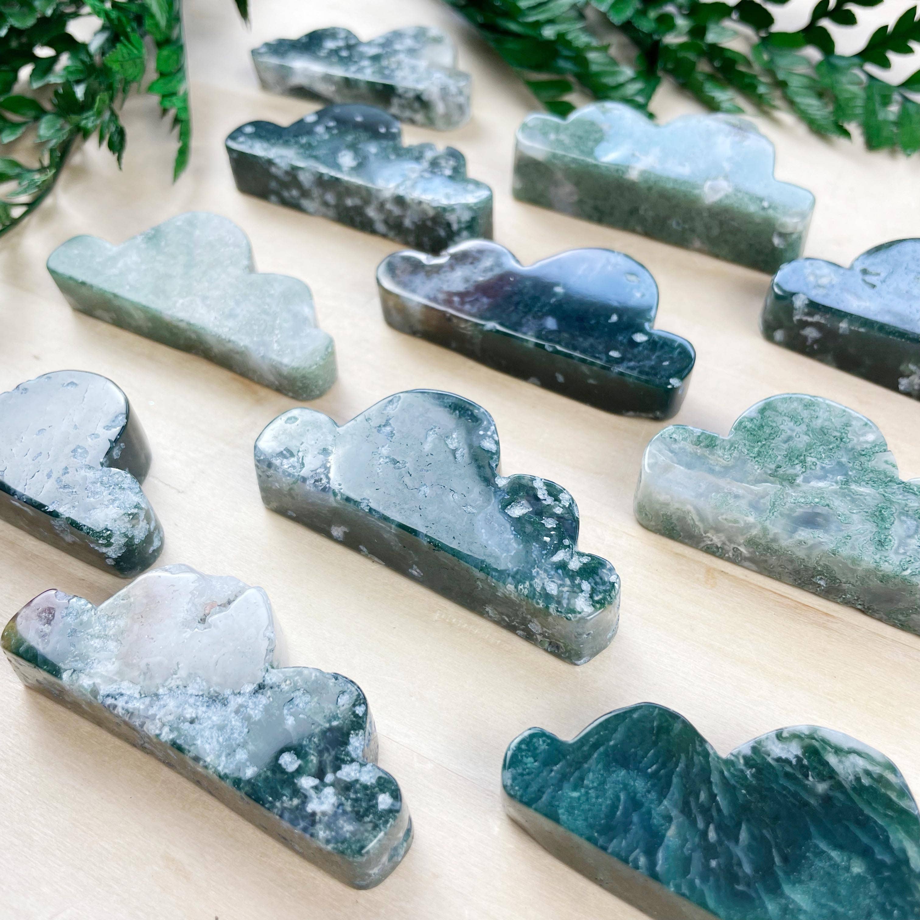 Ewelina Pas Jewelry - Wholesale Spiritual Stone/Crystal - Moss Agate Cloud Carving6