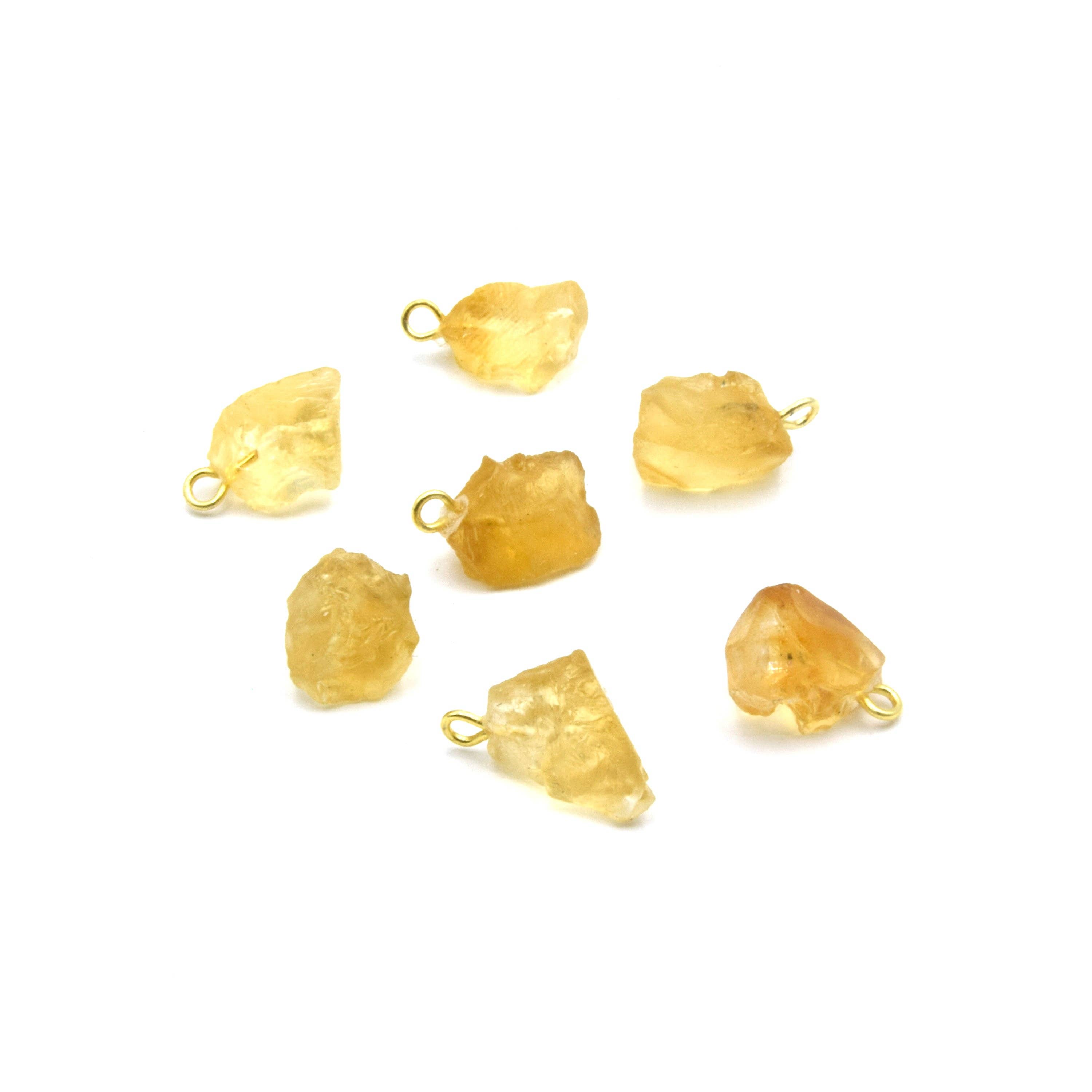 Only Beads - Wholesale Individual charm/pendant - Natural Raw Gemstone Charms - Birthstone Pendants10