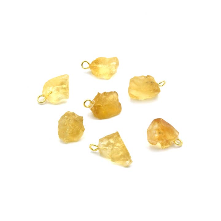 Only Beads - Wholesale Individual charm/pendant - Natural Raw Gemstone Charms - Birthstone Pendants10