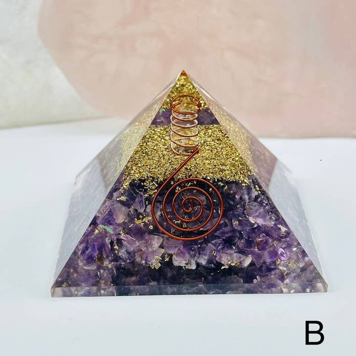 Rock Paradise - Wholesale Spiritual Stone/Crystal - Orgone Crystal Pyramid