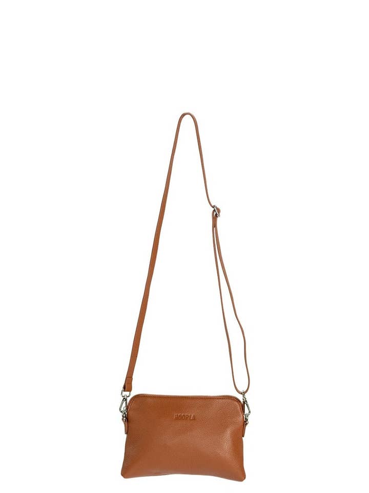 Hellbraune Mini-Umhängetasche Slouch für den Großhandel von Hoopla Tote Bags