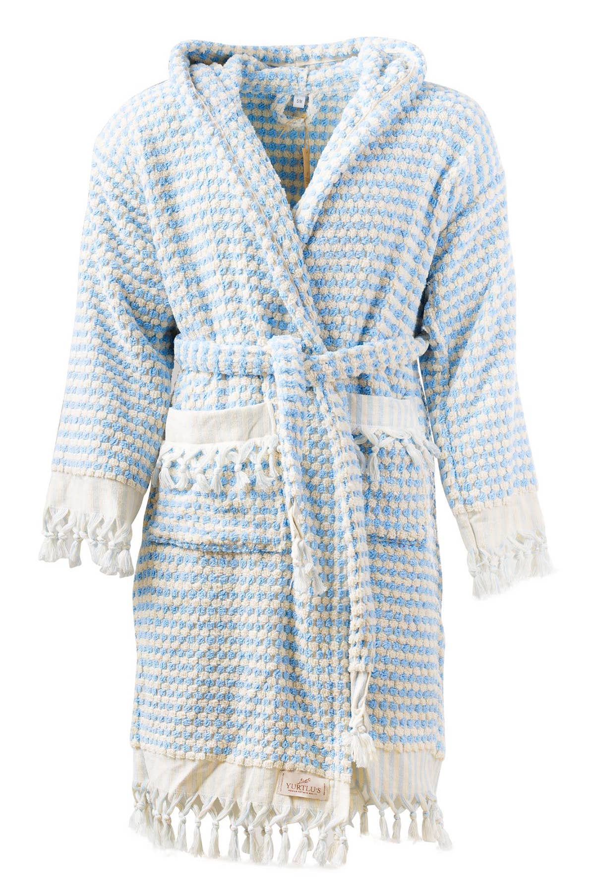 YURTLUS - Wholesale Robe - Women's - Unique 100% Cotton Pockets Bathrobe, Bubble Handwoven Robe48