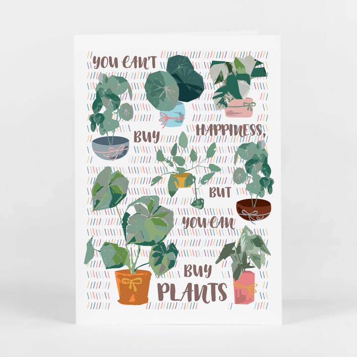 You Can Buy Plants Card for wholesale by Potluck Press