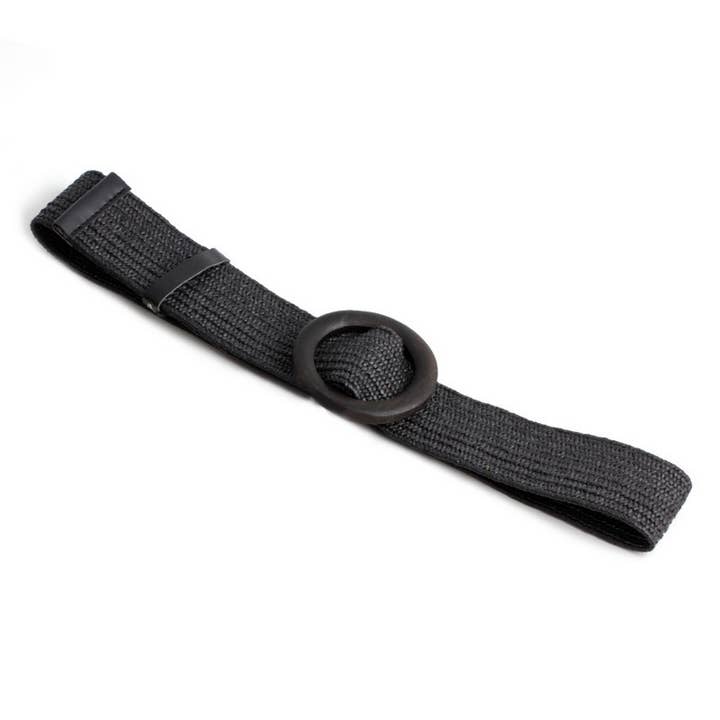 NINEXIS - Wholesale Belt - Women's - CWABE0379_ROUND BUCKLE FASHION STRETCH BELT