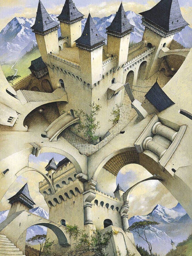 Castle Of Illusions By: Irving Peacock - Poster - 24" X 36" for wholesale by Scorpio Posters