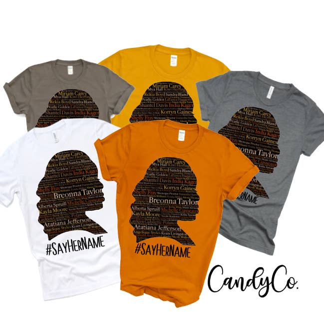 Grå Breonna Taylor Justice tee tshirt shirt sige hendes navn for engroshandel på Faire