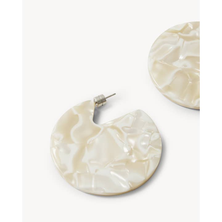 MACHETE - Wholesale Dangle Earrings - Clare Earrings in Ivory1