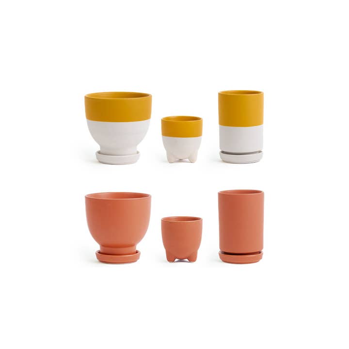 Momma Pots - Wholesale Plant Pot - Two Color Plant Junkie Pack - 16 pc/cspk 1