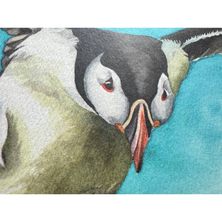 Georgina Doodles - Wholesale Everyday Greeting Card - Puffin Greetings Card | watercolour card2