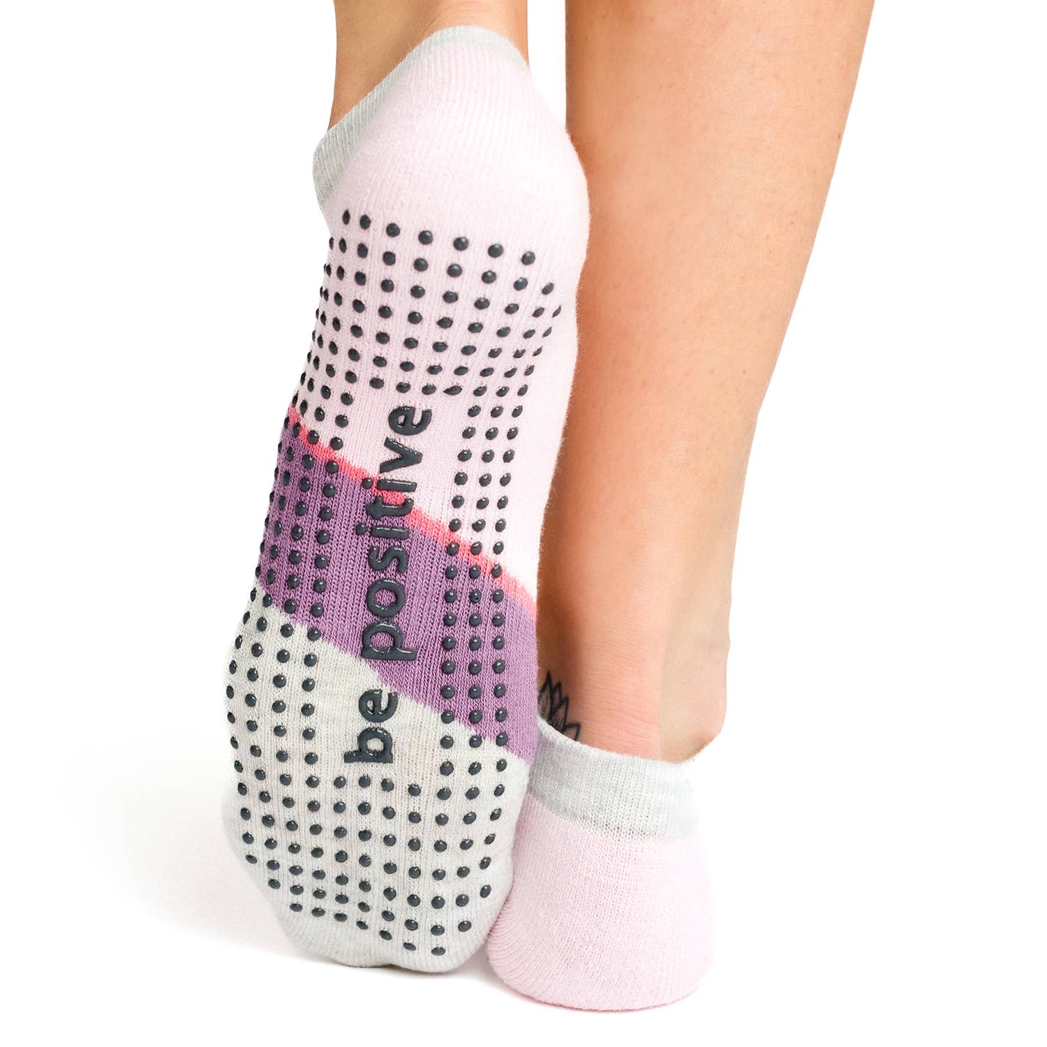 Sticky Be Socks - Wholesale Socks - Women's - **10-13** Be Positive Althea Grip Socks (Candy)1