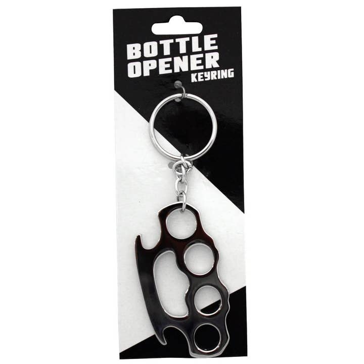 Brass Knuckles Opener Key Chain for wholesale by Island Dogs