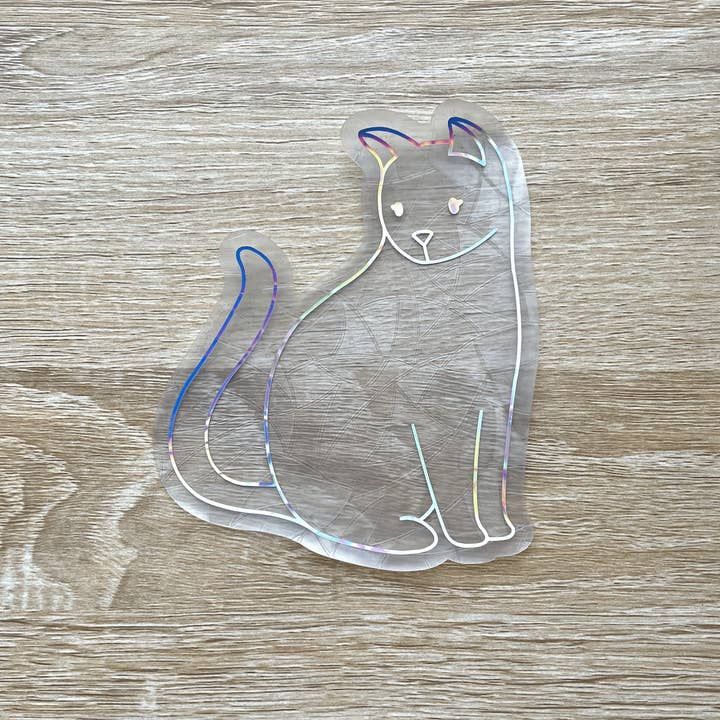 LaRynn Sticker Co. – wholesale Suncatcher – Cat Sun Catcher Sticker Decal