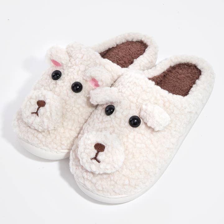 Pantoufles moelleuses pour animaux mignons pour la vente par Collections by Fame Accessories