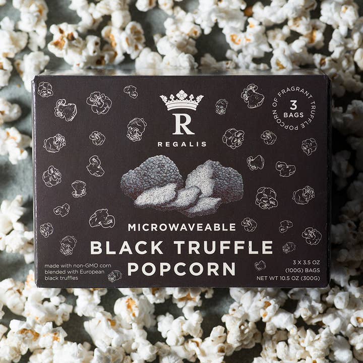 Regalis Foods - Wholesale Popcorn - Microwave Black Truffle Popcorn Box, 3 bags0