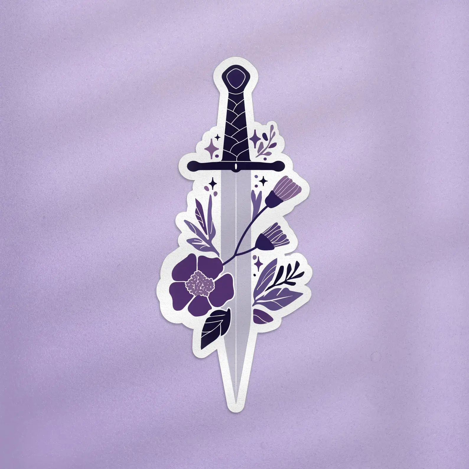 Good Girls Book Club – wholesale Sticker – Powerless Dagger Sticker, Powerless Fantasy Book Sticker0