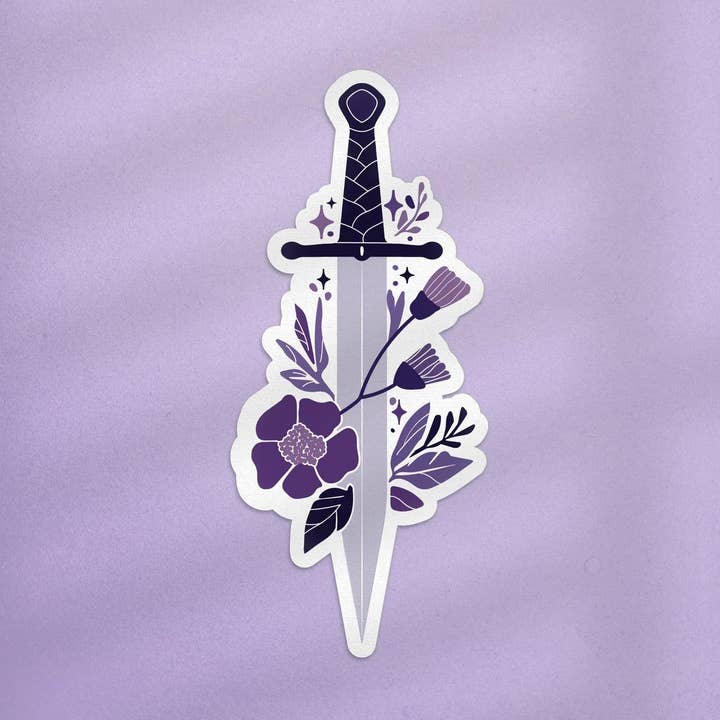 Good Girls Book Club – wholesale Sticker – Powerless Dagger Sticker, Powerless Fantasy Book Sticker0