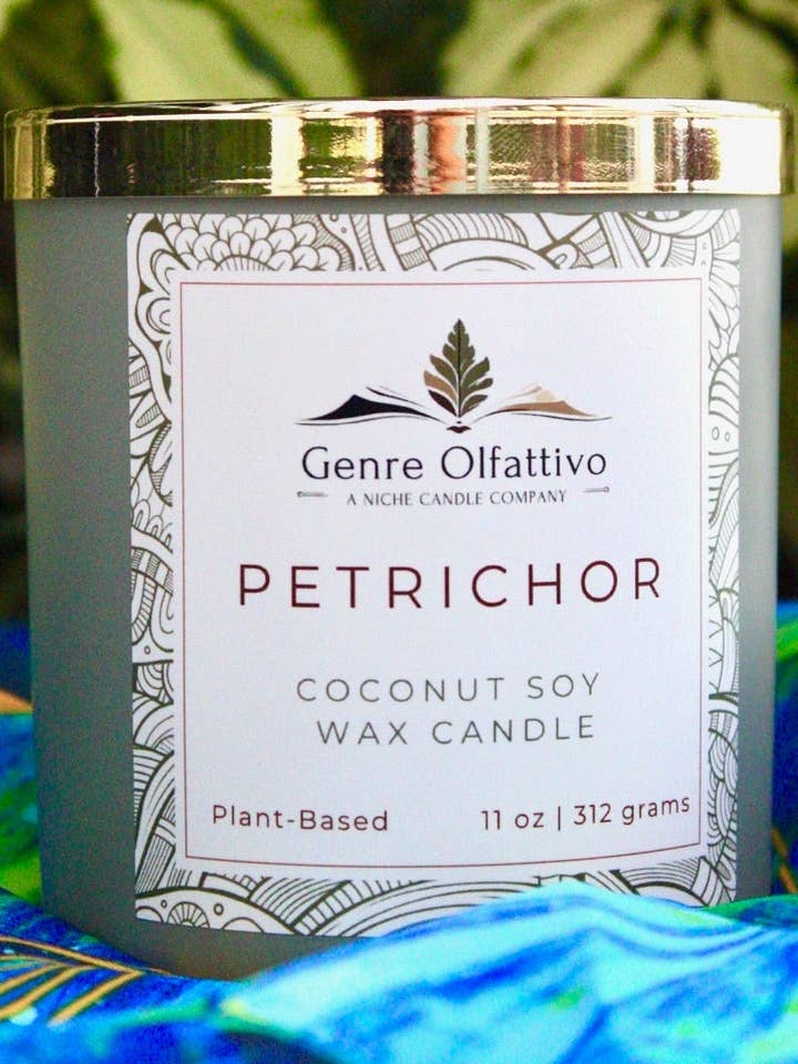 Petrichor 12oz Luxury Sage Jar for wholesale by Genre Olfattivo