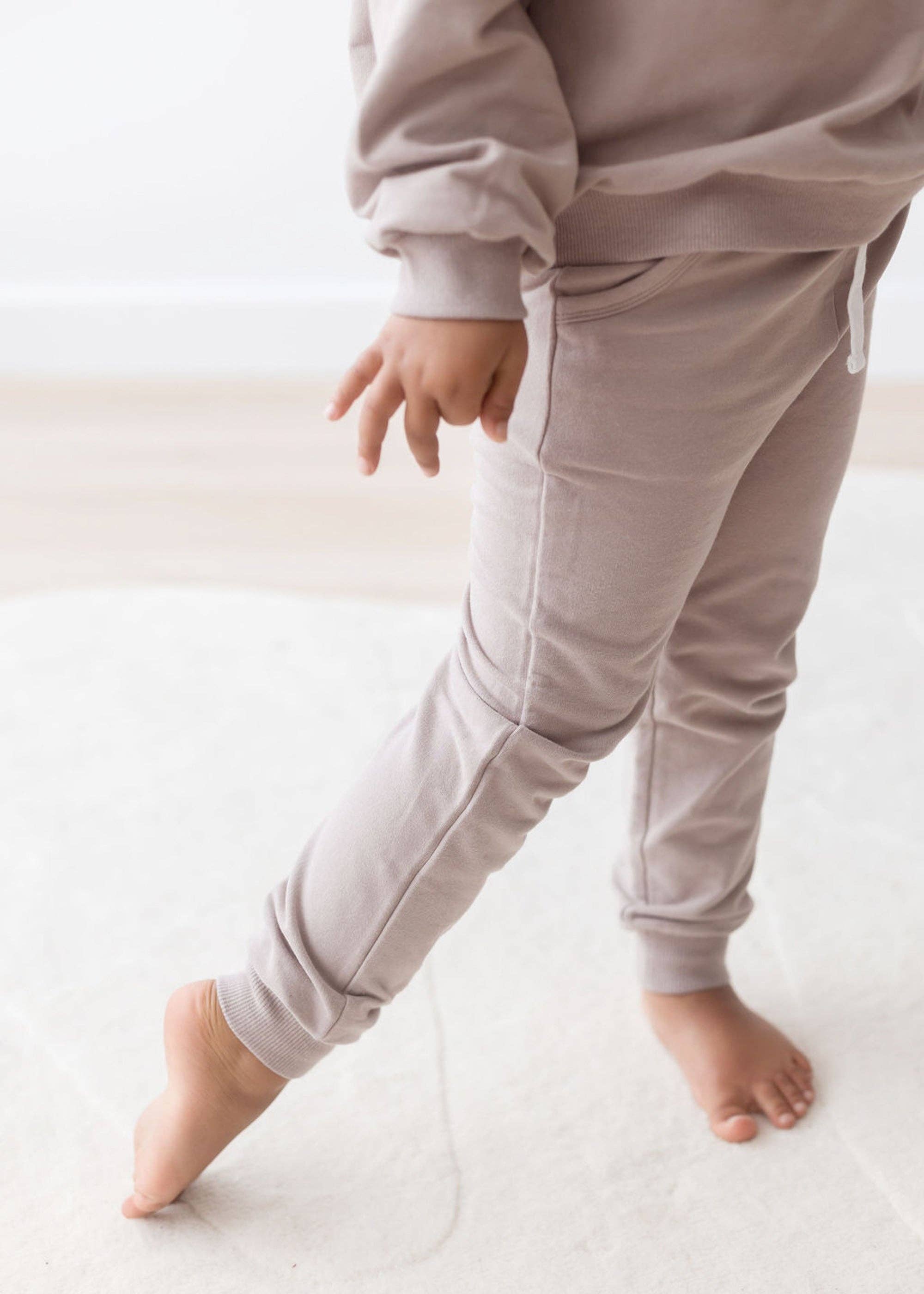 Mila & Co. - Wholesale Top & Pant Set - Kids - Sweatshirt & Jogger Set | Pale Mulberry4