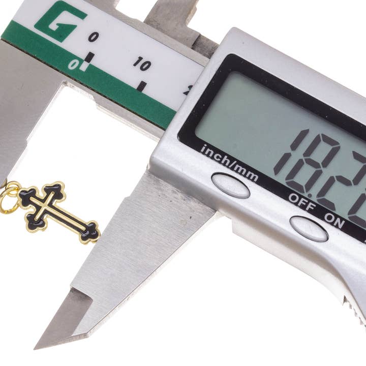 Jewel Pledge - Wholesale Individual Charm/Pendant - Assorted Gold samll Cross Charms for Jewelry Making CPG26668