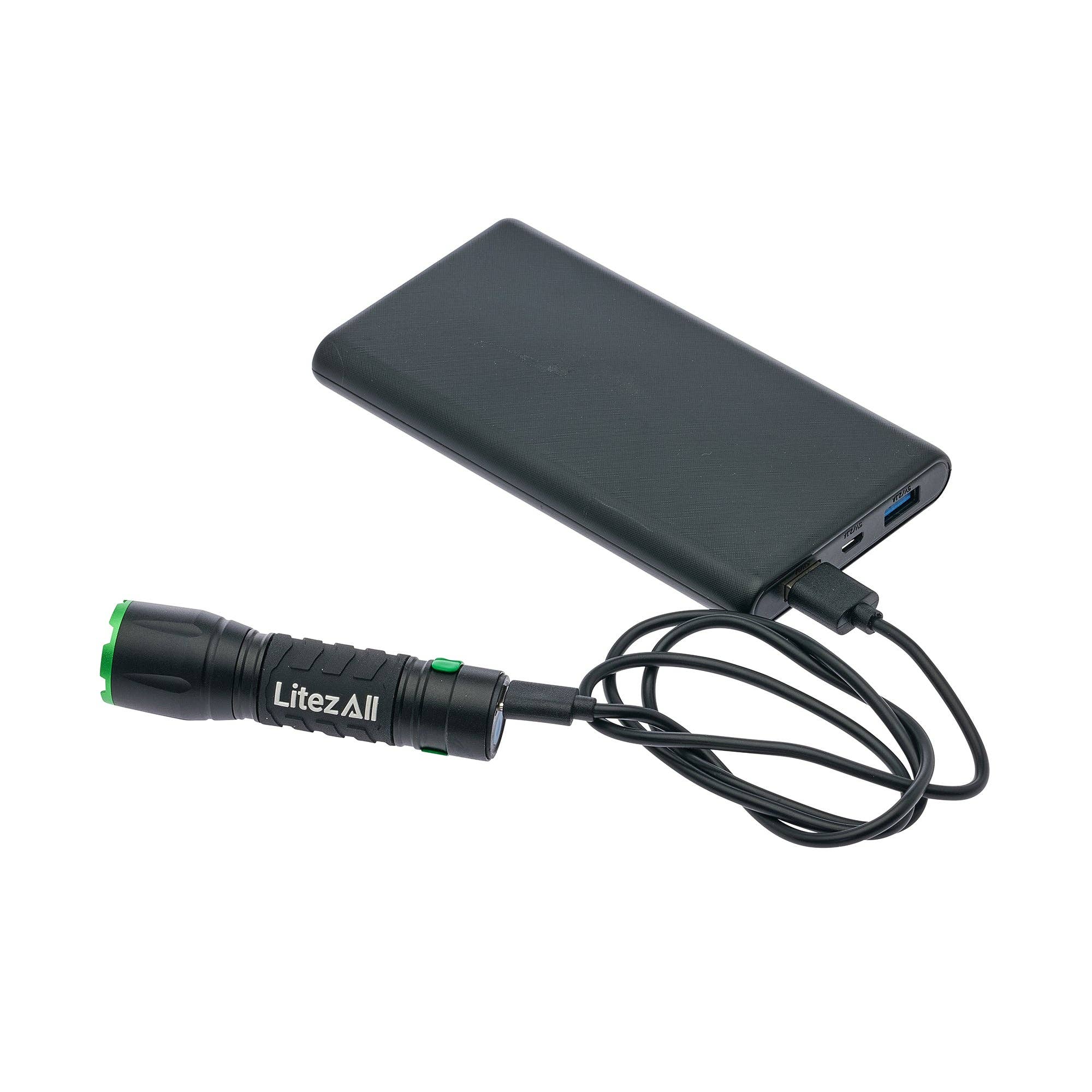 LitezAll - Wholesale Flashlight - LitezAll® Rechargeable EDC Tactical Grade Flashlight 3 Pack11